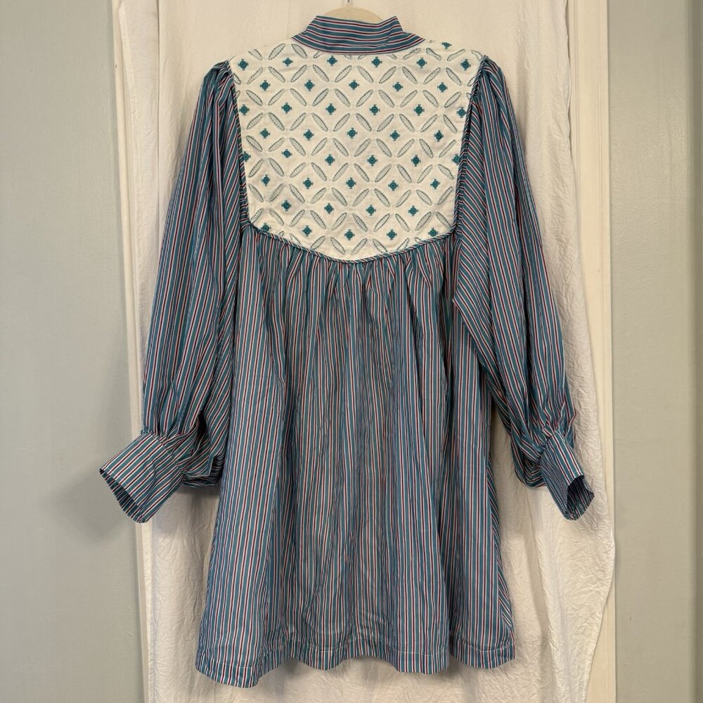 Tuckernuck Pomander Place Juliette Dress XL Embroidered Preppy Coastal Classic - Picture 11 of 16
